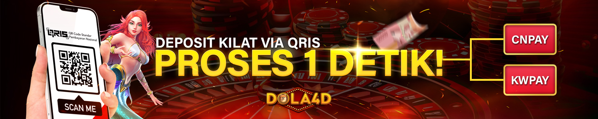 DEPOSIT KILAT QRIS HANYA DI DOLA4D